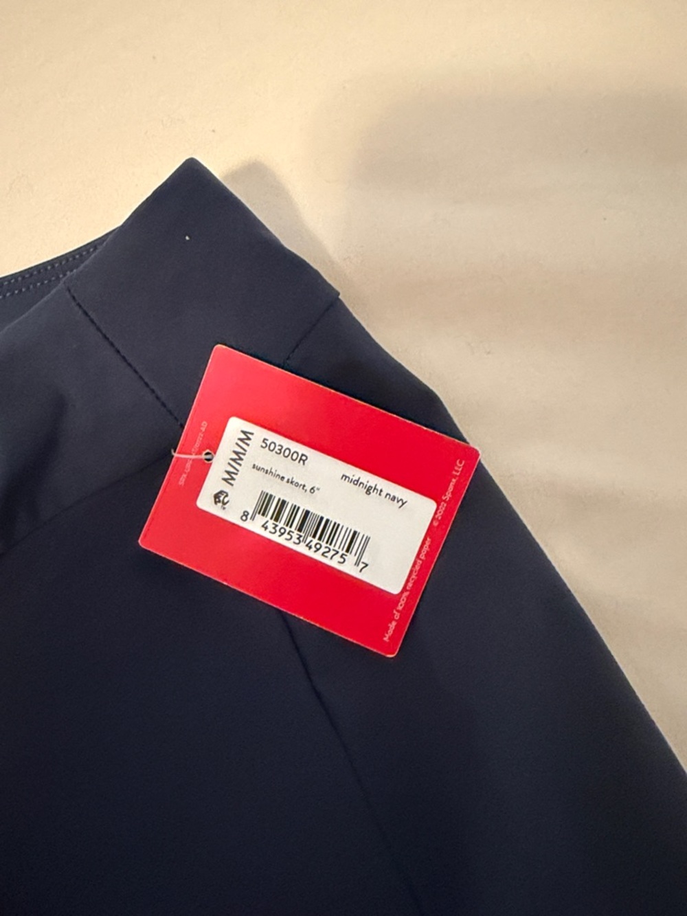 SPANX Navy Women's Athletic Skort - Picture 2 of 5